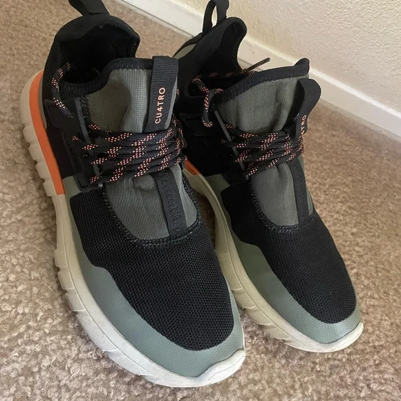 Men's Black and Gray Sneakers - Picture 1 of 3